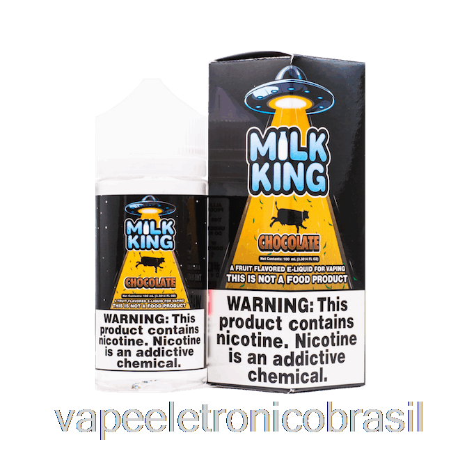 Vape Recarregável Chocolate - Milk King - 100ml 3mg